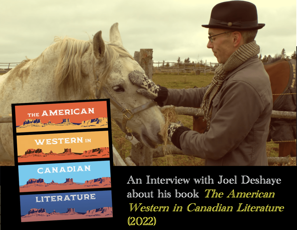 Joel Deshaye, author of The American Western in Canadian Literature, in a scene from the short film Sites of the West in the East.